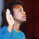 Anita Hill takes the oath Oct. 12, 1991, before the Senate Judiciary Committee in Washington, D.C.
JENNIFER LAW/AFP/Getty Images